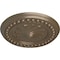 Ekena Millwork Foster Shell Ceiling Medallion (Fits Canopies up to 9 5/8"), 15 3/4"OD x 2"P, Warm Silver CM15FOWSS - alternate 3